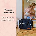 Ameda Universal Breast Pump Travel Bag | Pumping Essentials | Wearable Breast Pump Bag with Cooler | Wearable Breastpump Tote | Breastmilk Cooler