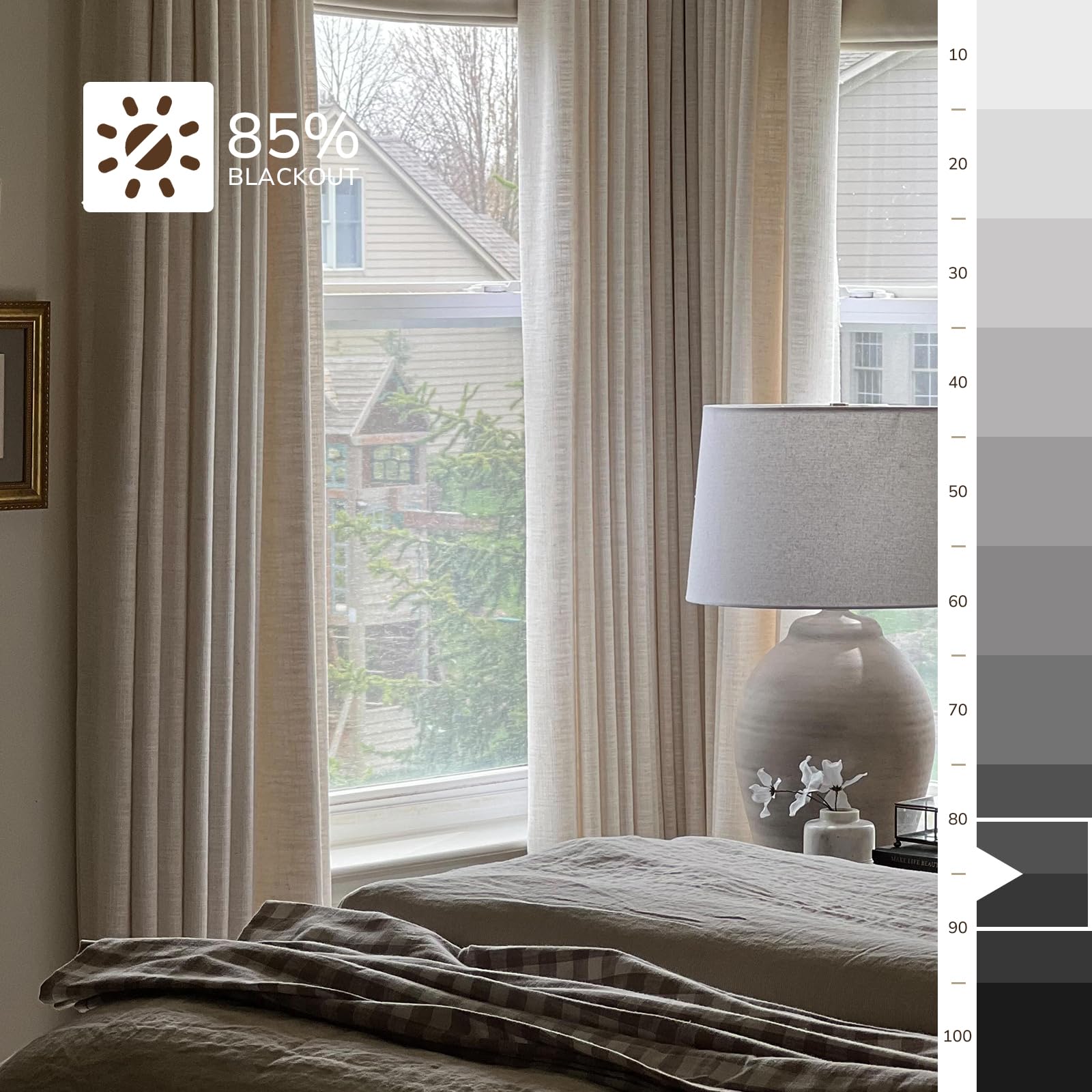 レディ￼ーカーテン Amazon｜TWOPAGES 幅52 x 長さ63インチ ピンチプリーツ 遮光