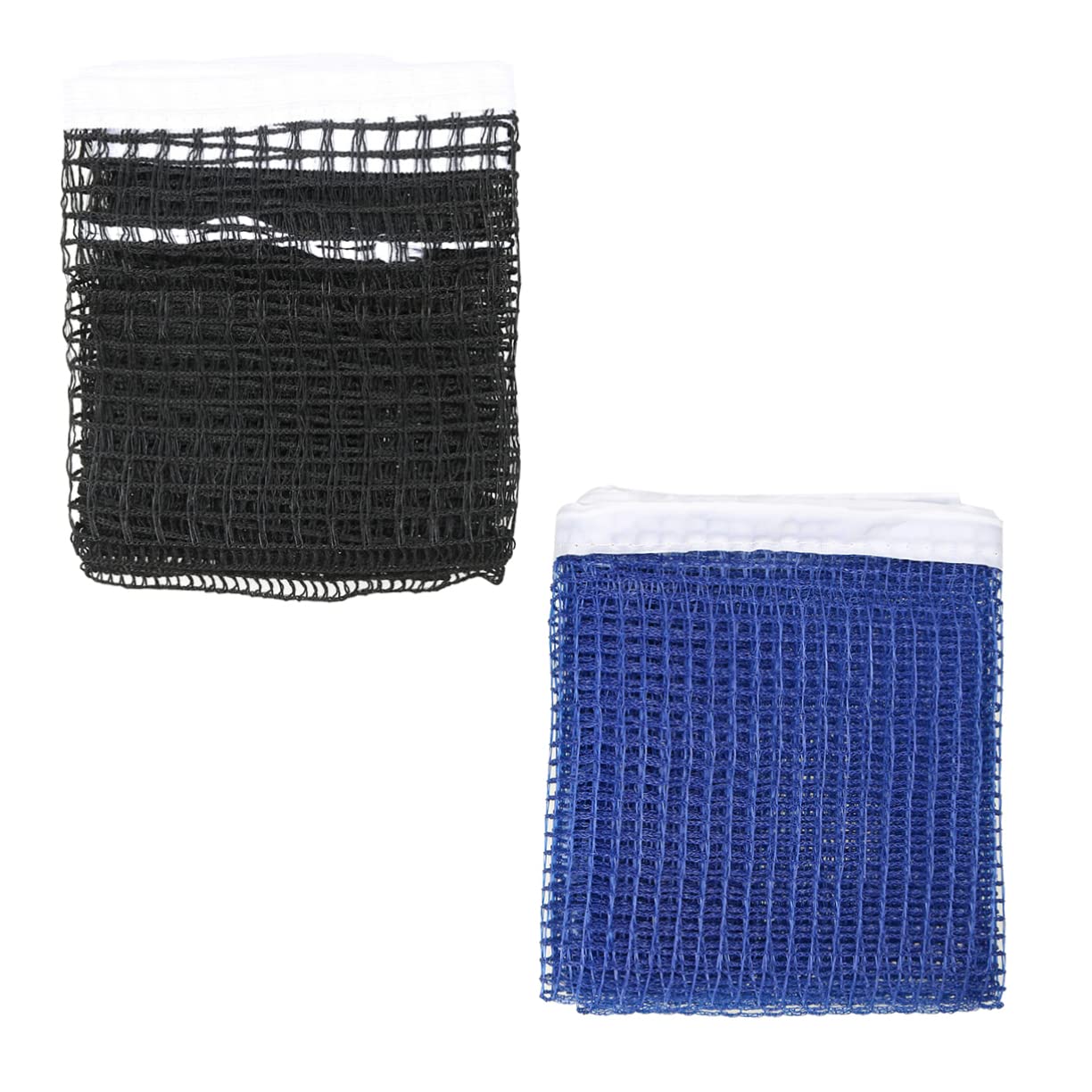 WHAMVOX Reusable Table Tennis Net 2pcs Nylon Regulation Pong Net Pong Replacement for