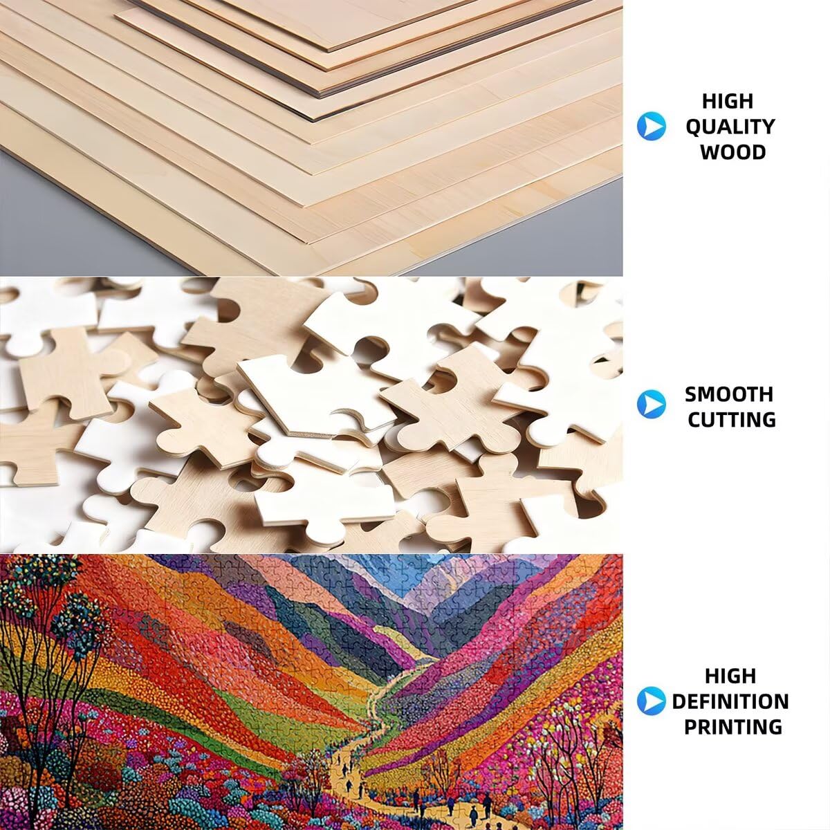 Puzzle 2000 Piezas Adultos, Puzzle 2000 Piezas de Madera, Rompecabezas para Adultos Paisaje Patrón, Rompecabezas Desafiante para Toda la Familia, Regalos Originales para Mujer, Tema: Montaña, X-40