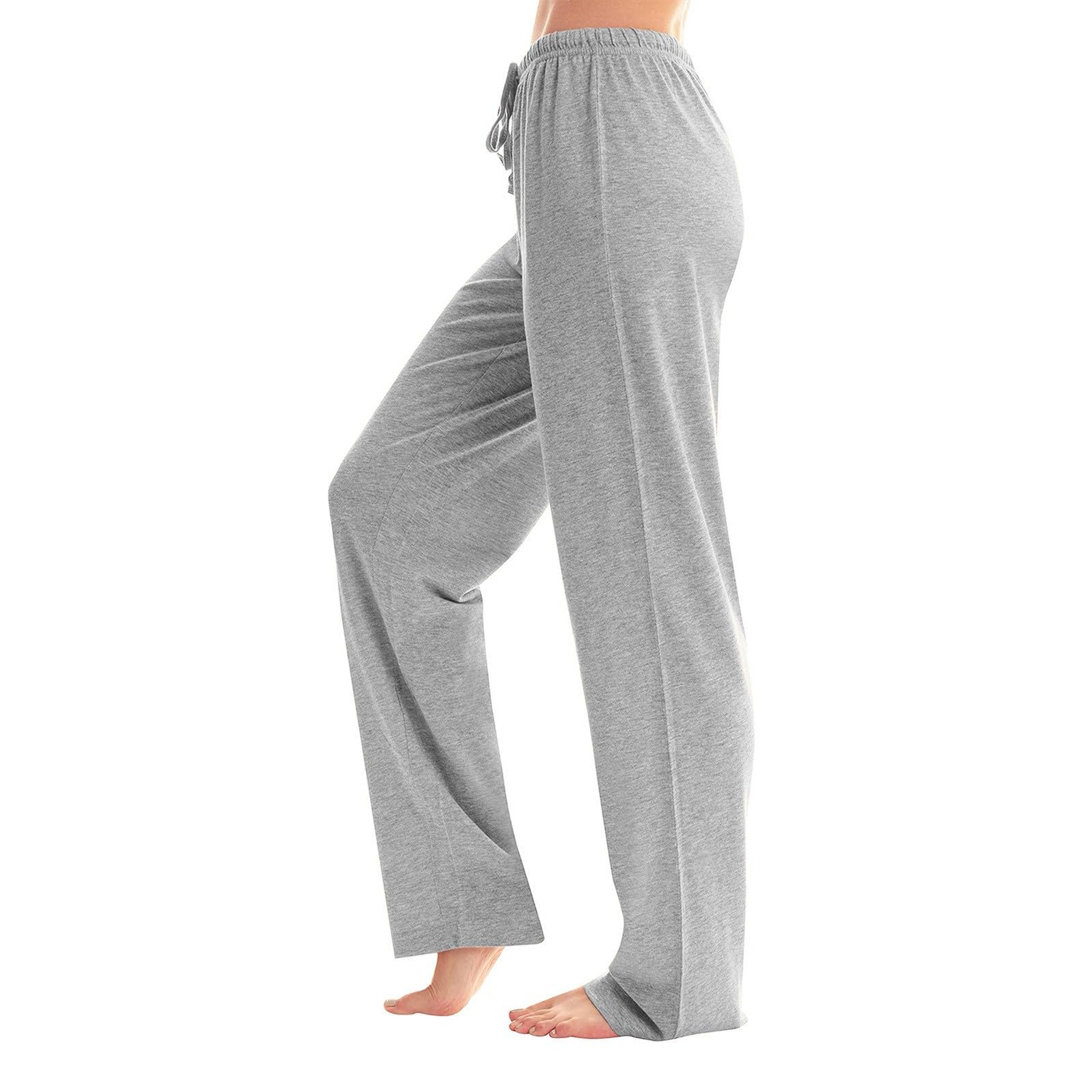 TWGONE Women's Pajamas Pants Plaid Stretch Casual Loose Comfy Pants Sleep Bottom Lounge Cute Pajama Sleepwear