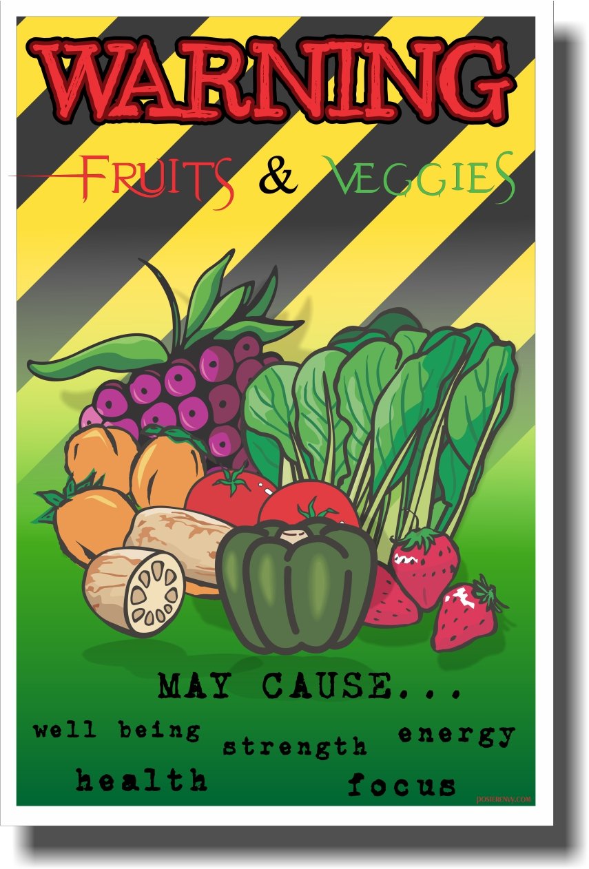 Fruits and Veggies - NEW Health Poster