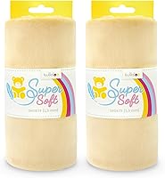 Vista 15 de kullaloo Tela de Felpa Tela Minky Amarillo Sólido para Coser Material de Abrazo Súper Suave 39.5x29.5 Peluches, Mantas de Bebé, Almohadas