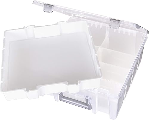 Miniatura 8 de ArtBin AB Designs Super Satchel Doble Profundidad con Divisores Removibles, Contenedor de Organización de Almacenamiento para el Hogar Apilable,