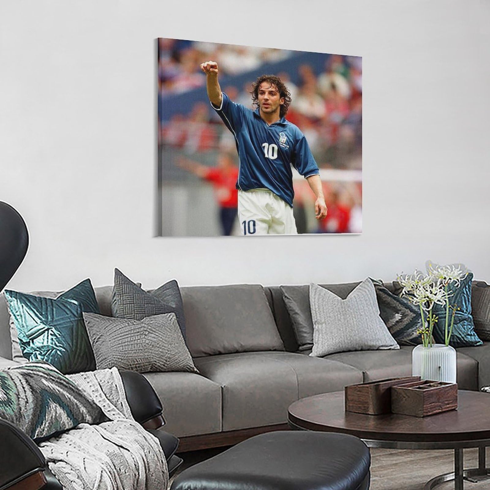 Amazon.co.jp: ロベルト・バッジョ海外サッカーアート絵画ポスター (10