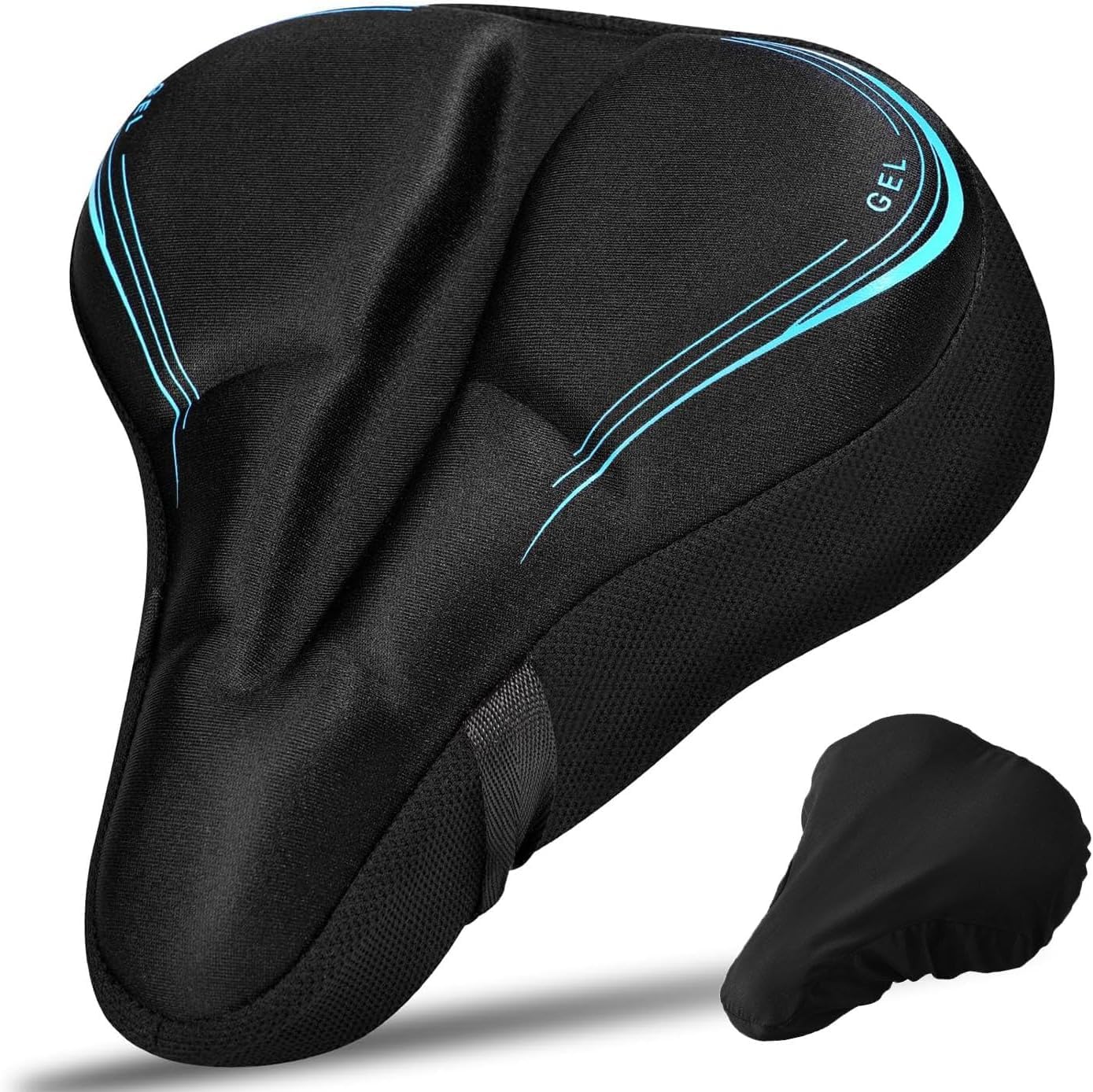 RIXOW Gel Padded Bike Saddle Cover For Bicycles