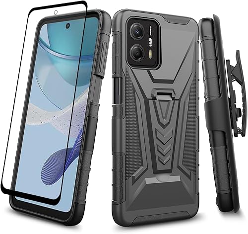 Miniatura 4 de jackpot wireless Funda para Motorola Moto G-Power-5G 2023 Funda para teléfono Moto G 5G 2023 con protector de pantalla, funda giratoria con clip