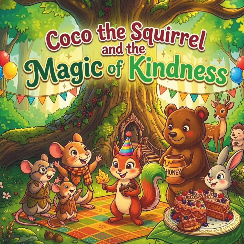 Coco the Squirrel and the Magic of Kindness: A Heartwarming Children's Book About Sharing, Friendship, and the Joy of Giving (Social Emotional Learning for Kids)