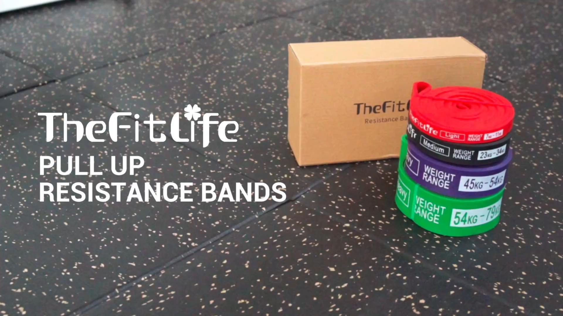 Amazon.co.jp: TheFitLife トレーニングチューブ 筋トレチューブ 懸垂