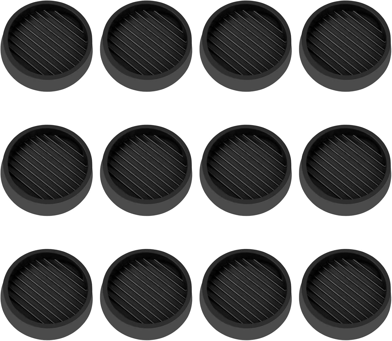 2X2 Round Rubber Caster Cups, Non Slip Furniture Kuwait Ubuy