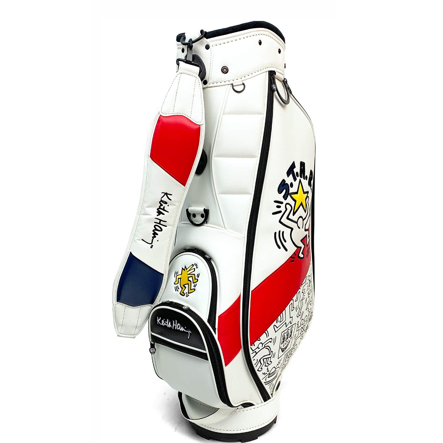 Amazon | キース・ヘリング(Keith Haring) ゴルフ カート キャディ 