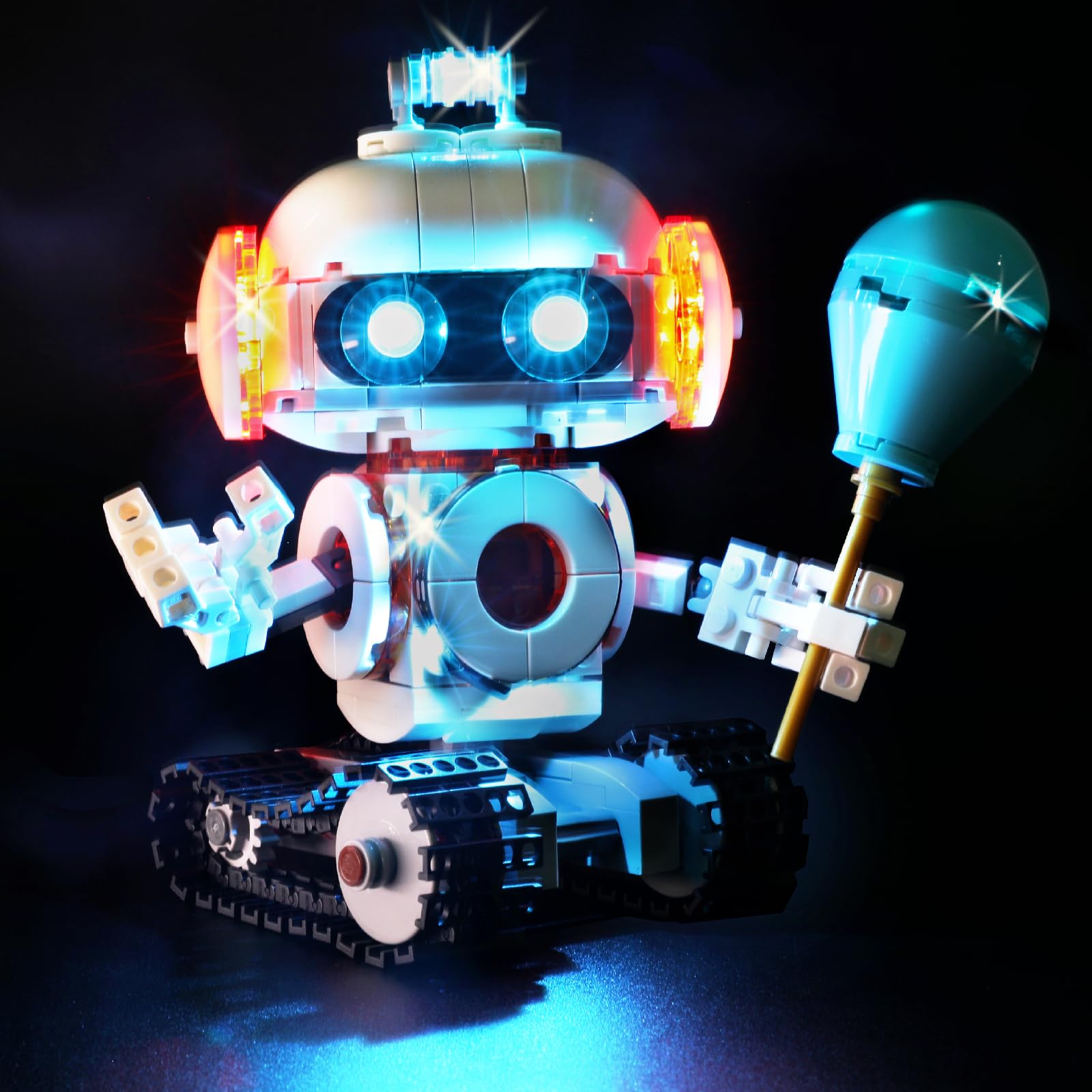 flashebrick LED Light Kit for Lego Creator 3 in 1 Space Robot 31164 – Compatible with Lego Space Robot Building Set, Lighting for 31164 Model (NOT Included The Building Set)