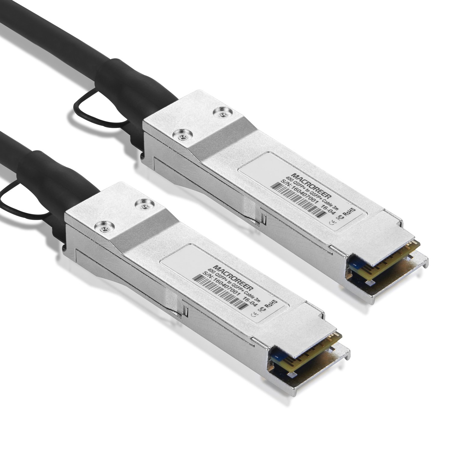 40G QSFP+ DAC Cable- CR4 Passive Direct Attach Copper Twinax QSFP Cable Compatible with Juniper JNP-QSFP-3M, 3-Meter (9.9ft)