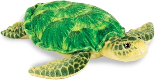Real Planet Juguete de peluche de tortuga, regalo suave y lindo para niños de todas las edades, tortuga marina realista, regalos de cumpleaños de