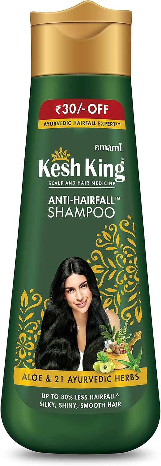 Emami Kesh king Anti Hair Fall Shampoo-200 ml - India, Multicolor, 120 ml (Pack of 1)