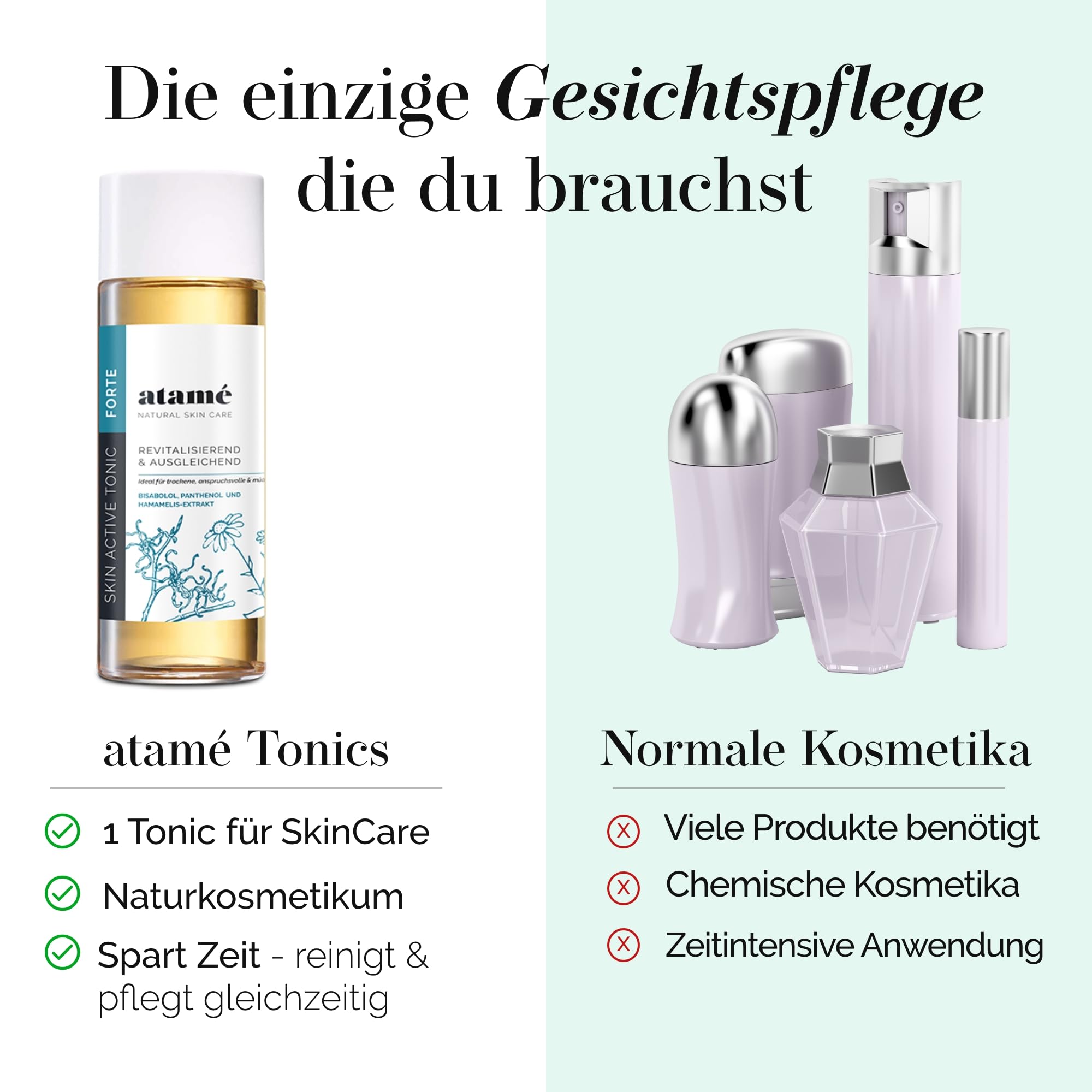 Tonic für trockene Haut – Intensiv feuchtigkeitsspendendes Gesichtswasser mit Hyaluron & wertvollen Pflanzenextrakten, schützt vor Trockenheit & pflegt tiefenwirksam, 250 ml