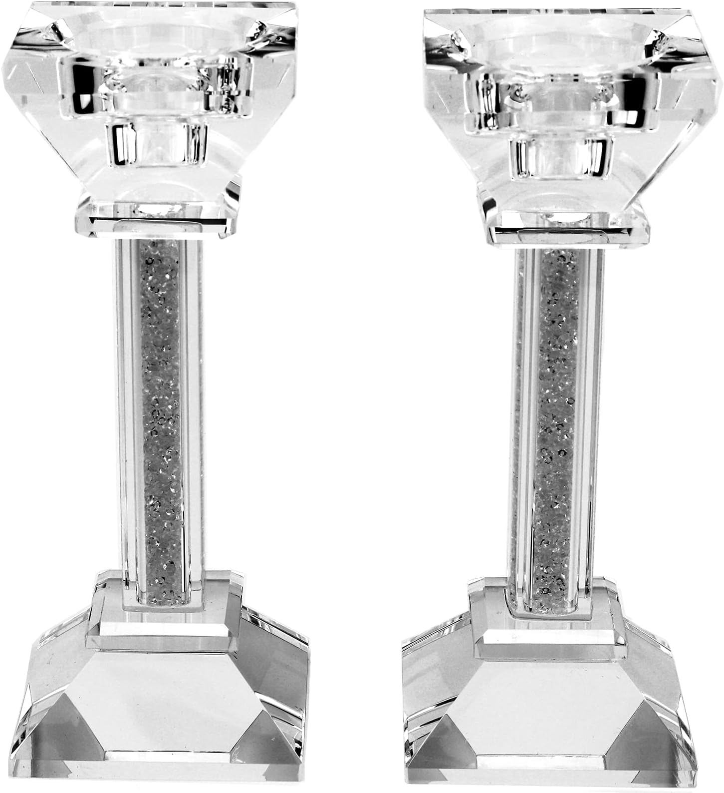 Swarovski Crystal Candlestick Holders Set Of 2