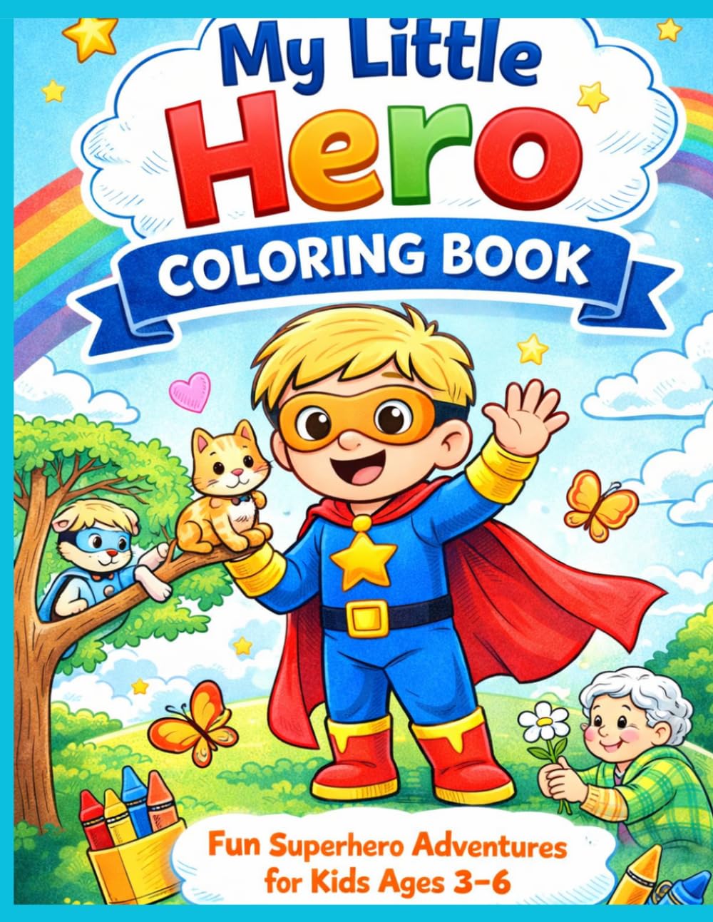My Little Hero Coloring Book