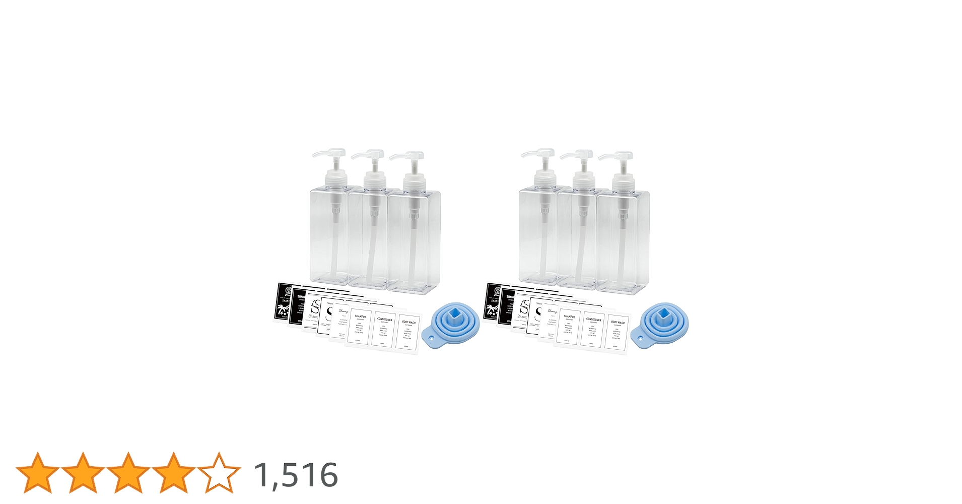 Amazon｜[2セット] ネセクト シャンプーボトル ディスペンサー 大容量