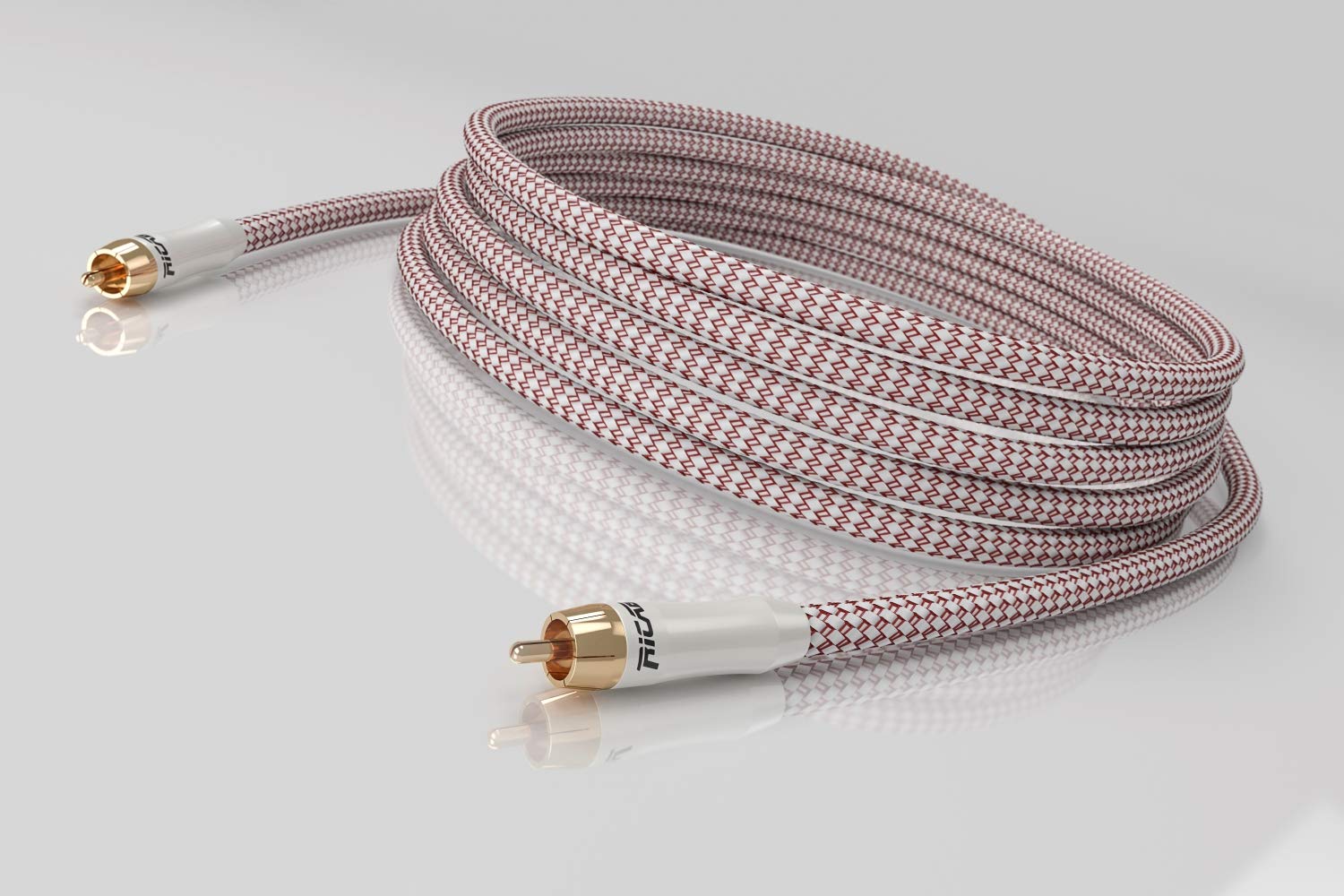 Ricable PB2 Primus Sub 2 MT - High-End Cable Audio Blindado RCA para Subwoofer Alta fidelidad