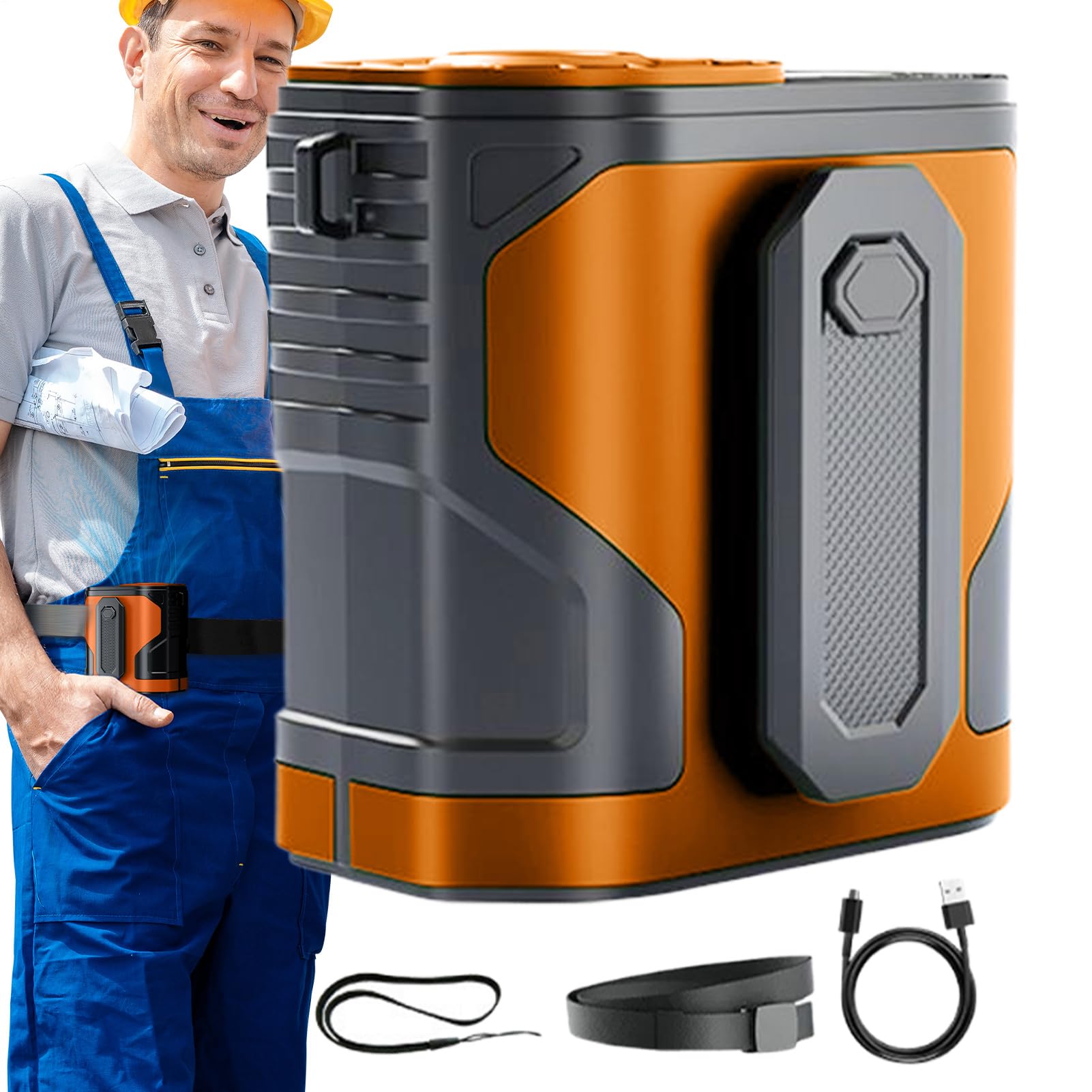 Ventilateur personnel portable anti coup de chaleur rechargeable 100 vitesses