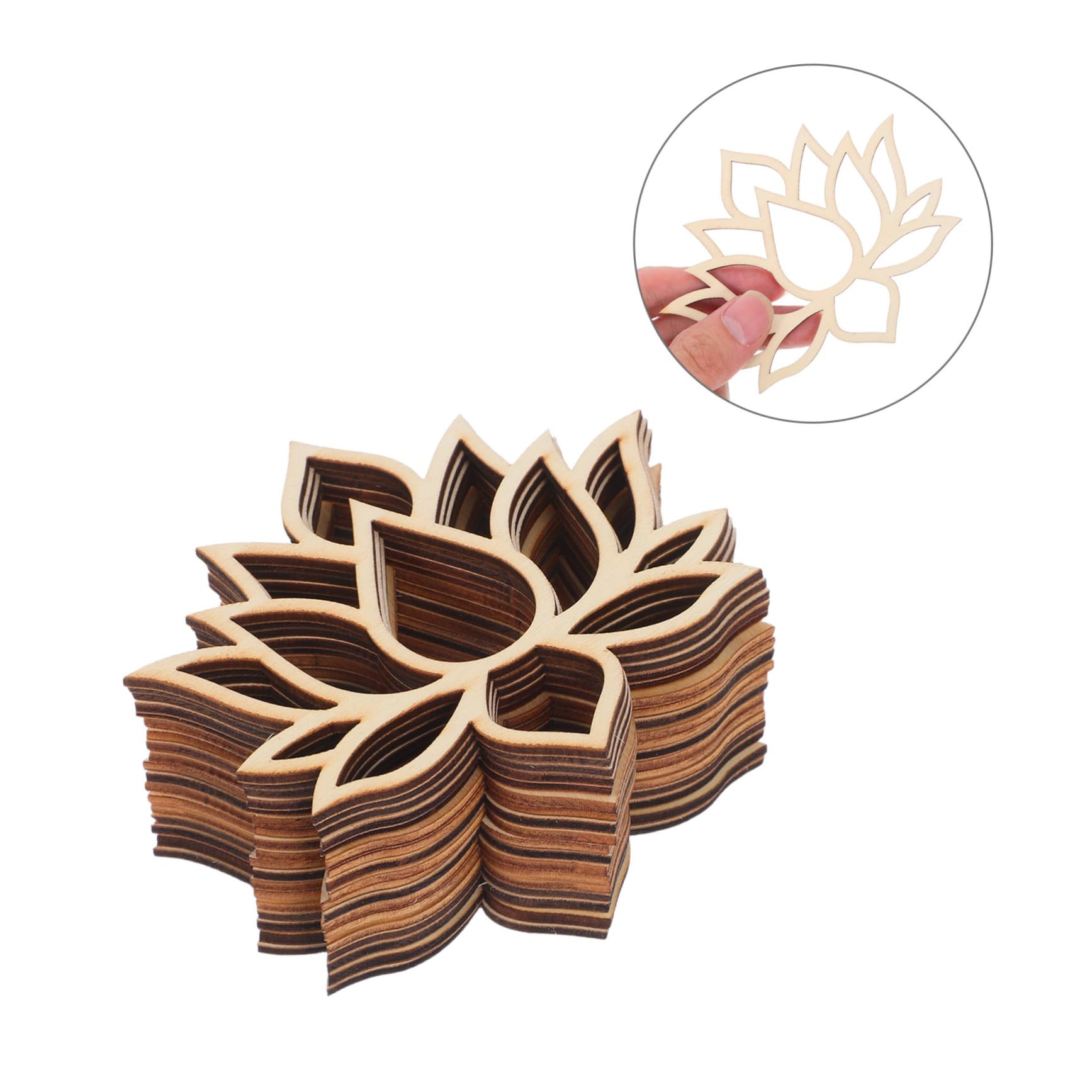 SHINEOFI 90 Piezas Aros de Madera para Atrapasueños DIY Marcos de Madera Lisos para Manualidades Decoración de Pared Creativa para Arte Mural Hogar