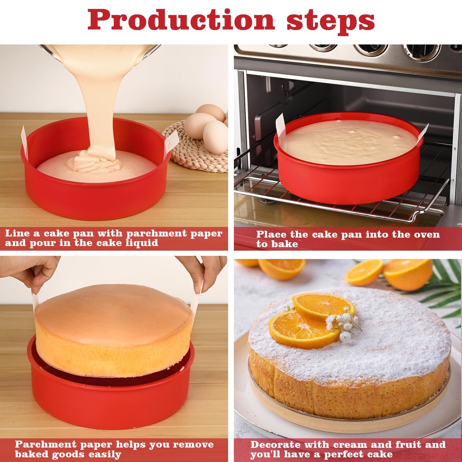 Line Baking Tray How To Put Parchment Paper In A Cake Pan Half