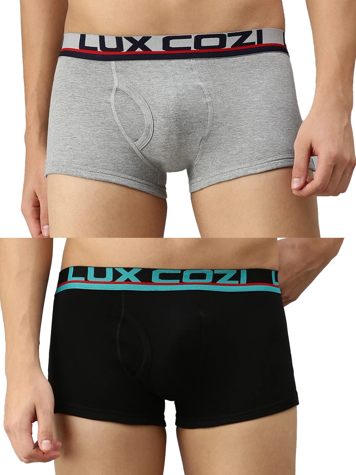 lux cozi Men's Solid Cotton Trunks (Pack of 2)-picture-43