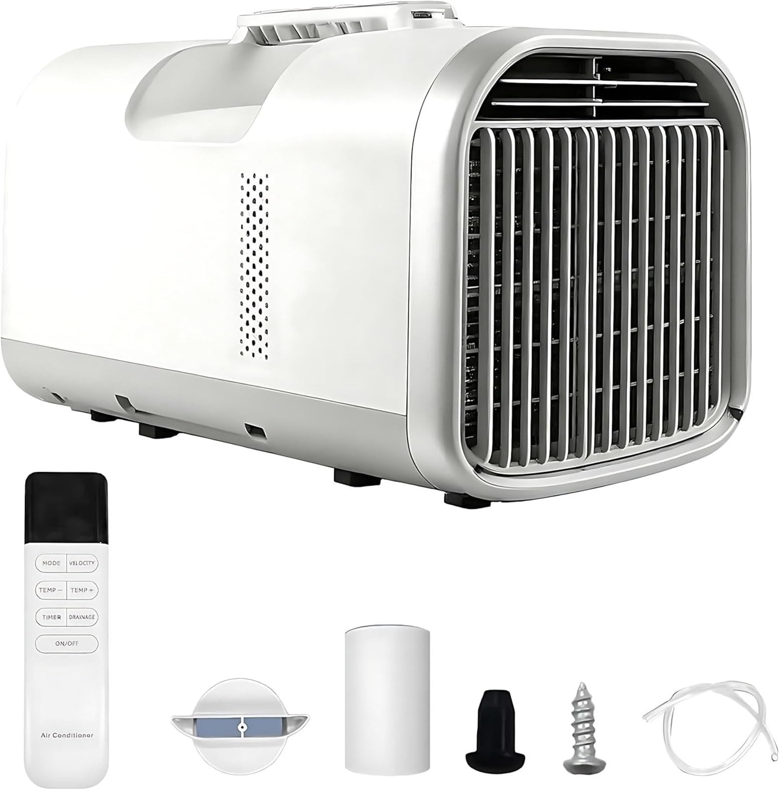 Condizionatore D'aria per Tenda - Ac Portatile per Campeggio Con Raffreddamento 5100Btu,3 Velocità Del Vento per Campeggio,Camper,Tende E Piccole Stanze,Auto-Evaporazione a Basso Consumo Energetico