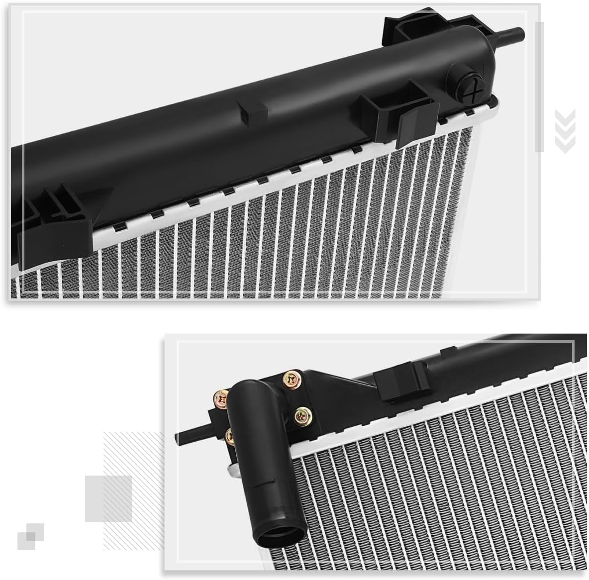 DPI-13661 Factory Style 1-Row Aluminum Core Cooling Radiator Compatible with 15-19 Nissan Juke Sentra