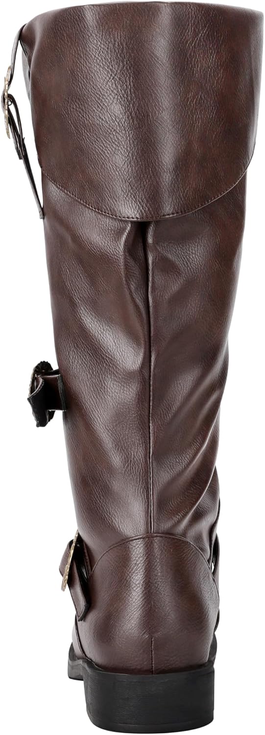 Men Renaissance Boots Pirate Costume Boot Medieval Steampunk Boots Vintage Cosplay Shoes for Halloween