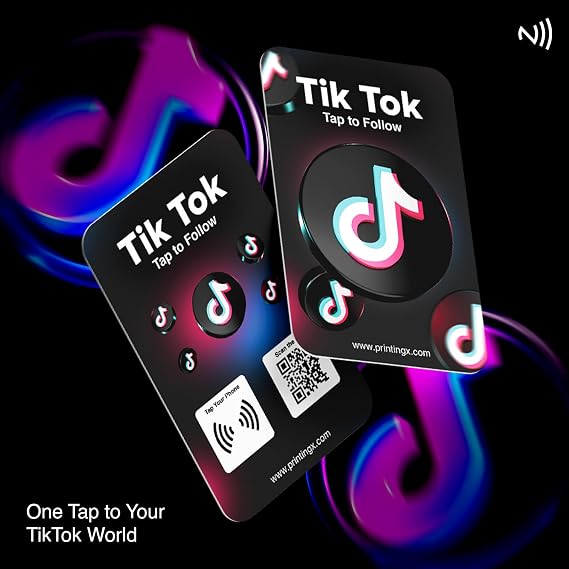 Eliphs Custom NFC Card Bundle - Personalised Business Cards with NFC Tag & QR Code for Google Reviews - NFC QR Code Card for Promote Your Business