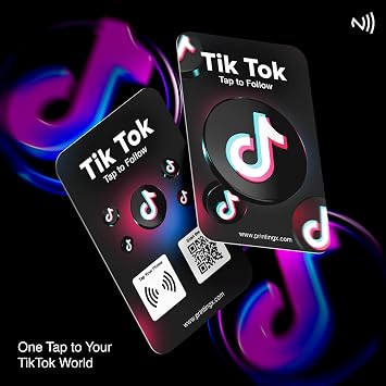 Eliphs Custom NFC Card Bundle - Personalised Business Cards with NFC Tag & QR Code for Google Reviews - NFC QR Code Card for Promote Your Business