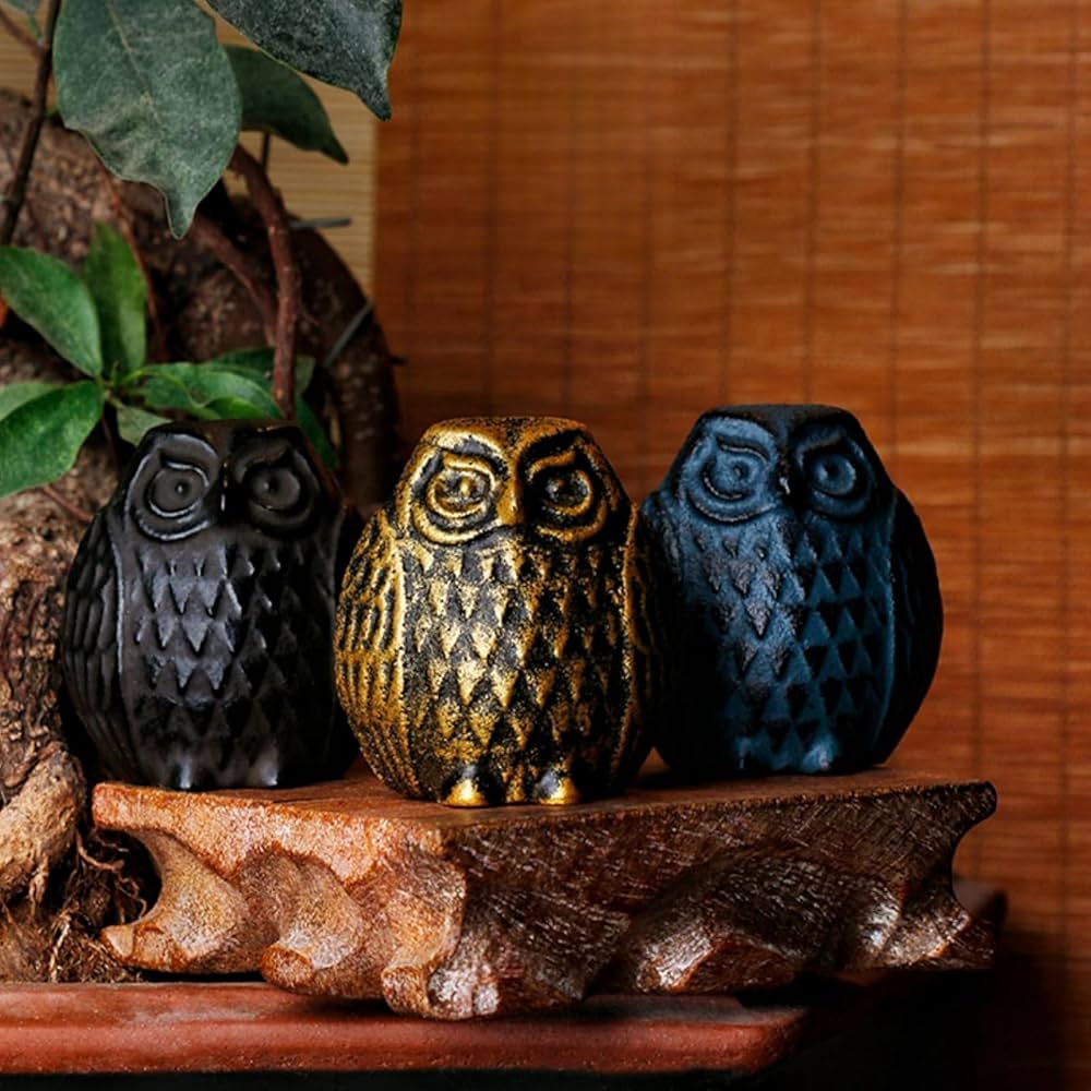 鉄製 フクロウ 書道具 文房具 装飾品 工芸品 美術品 置物 鉄製 フクロウ 書道具 文房具 装飾品 工芸品 美術品 置物