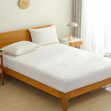 Reaks Zippered Mattress Protector Full Size, Waterproof, 13-15