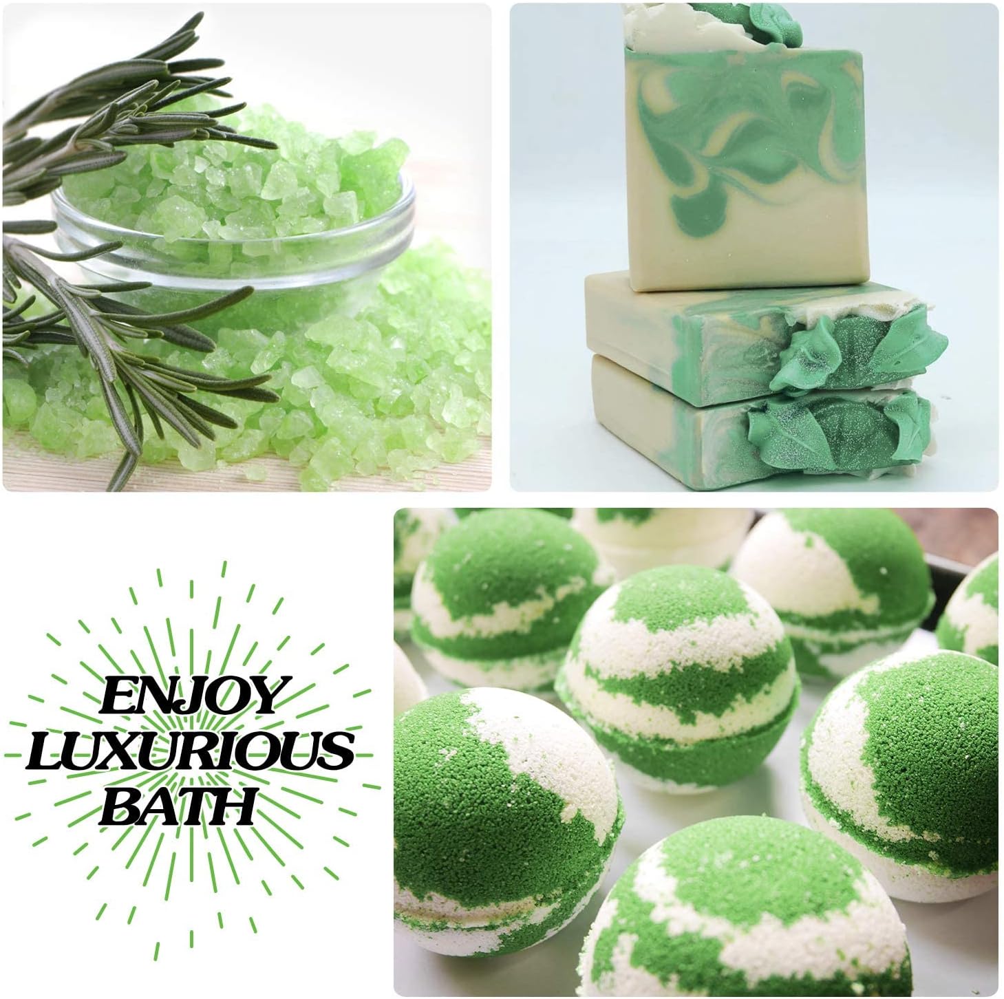 Green Mica Powder - 2.1 Ounces/ 60 Grams - Natural Epoxy Resin Dye –Mica Powder for Makeup, Epoxy Resin Art, Acrylic Paint, Fine Arts,Soap Making, Acrylic Nail - Image 5