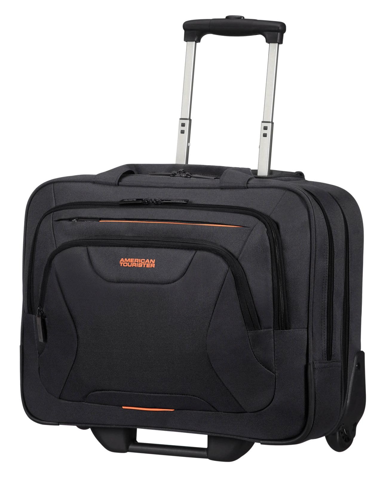 American Tourister At Work Rolling Tote 15.6' Black/Orange