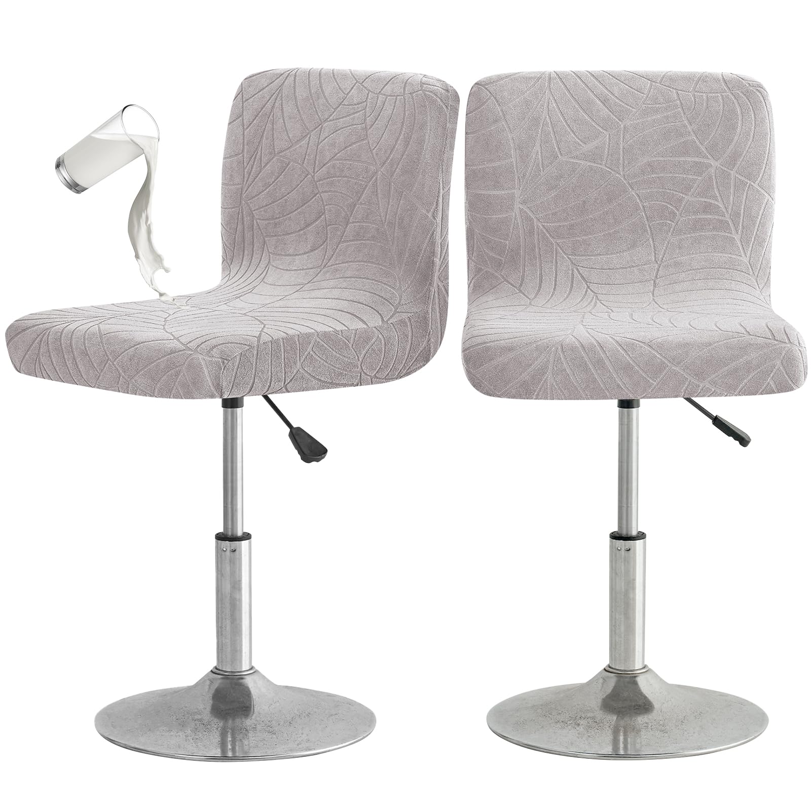 Chair Covers Bar Stool Cover 2pc Bar Chair Cover Swivel Bar Stool Slipcover