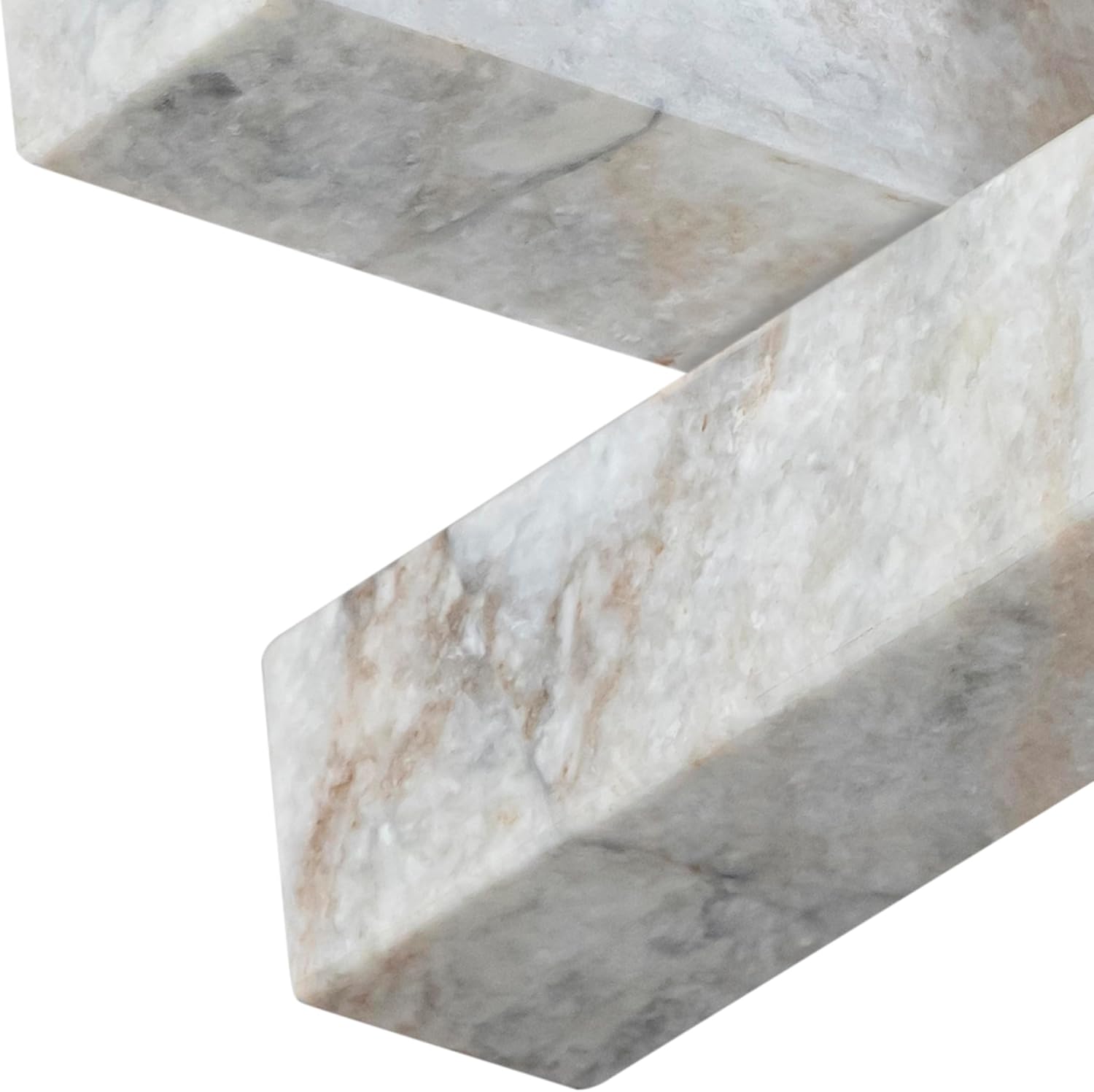 Meridian Furniture Stix Brown Marble Decorative Object