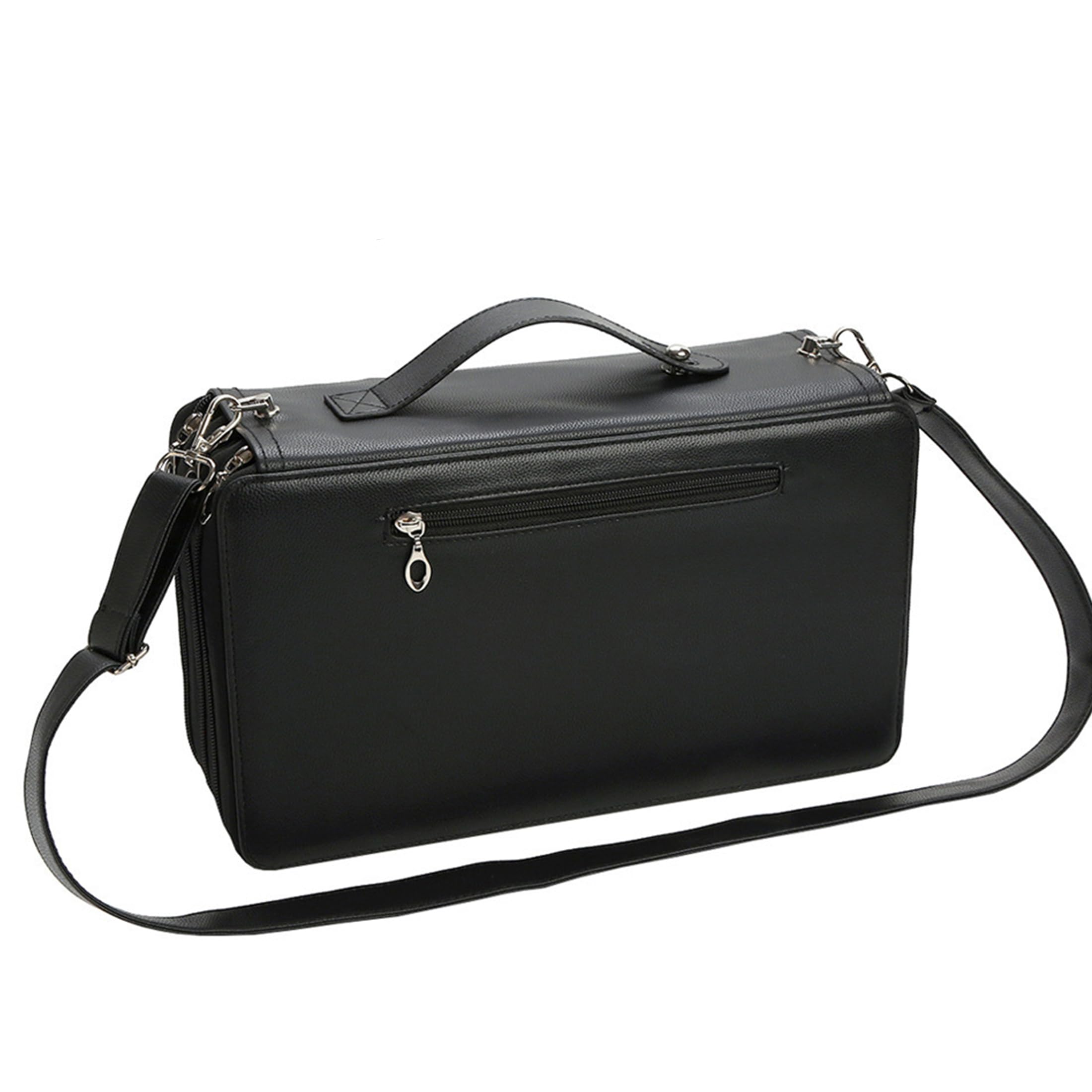 Black 120 Slots PU Marker Case, Alcohol Marker Case Markers Carrying Bag Holder for Art Sketch Marker, Permanent Paint Marker, Dry Erase Marker, Drawing Pens Art Supplies