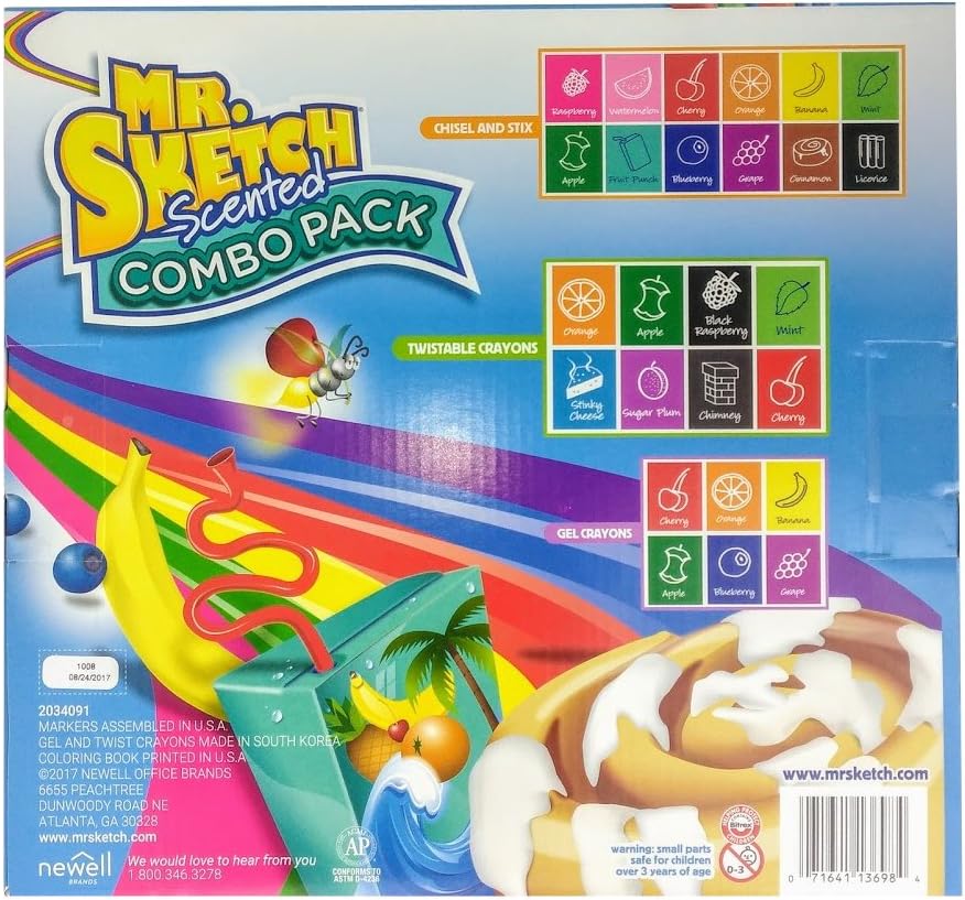 Buy Mr Sketch Scented Combo Pack 36 Count Pack Plus Coloring Book Online In Vietnam B077qvfxtg