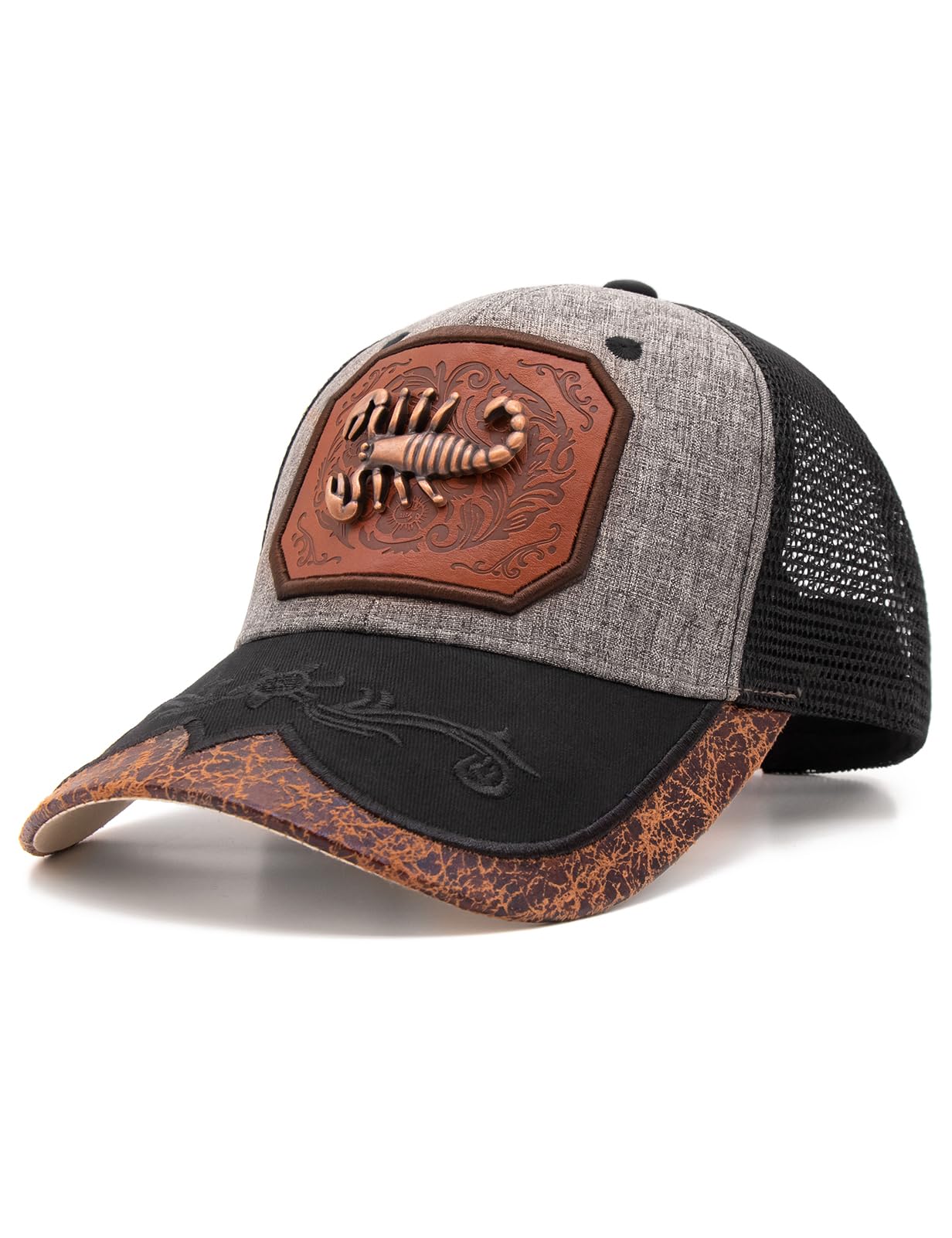 TOPACC Western Trucker Hat for Men Women Cowboy Country Hat Snapback Cap