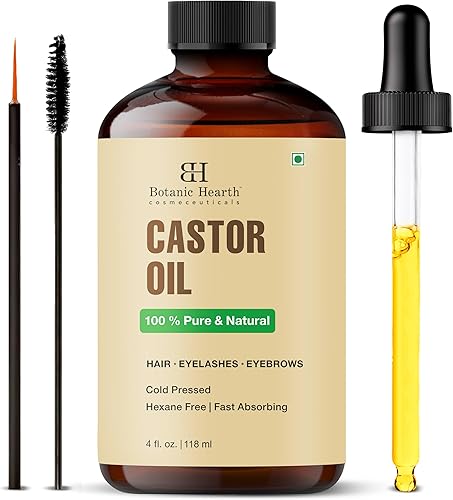 Miniatura 73 de Botanic Hearth Aceite de cafeína y batana para el crecimiento del cabello (6.7 onzas líquidas), tratamiento nutritivo y fortalecedor del cabello