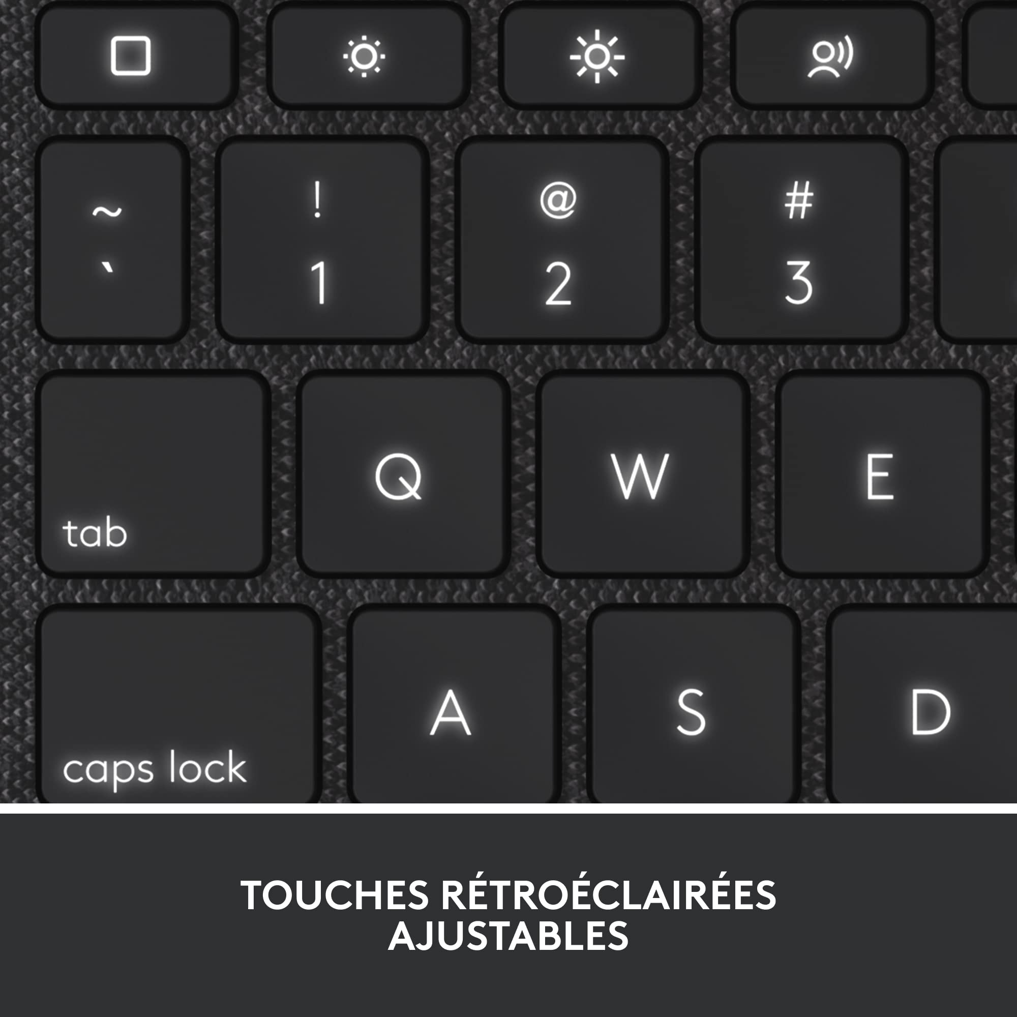 Logitech Combo Touch, étui Clavier détachable pour iPad (10e génération et A16) avec pavé Tactile, Clavier rétroéclairé de Taille Standard et Technologie Smart Connector, AZERTY Français - Gris