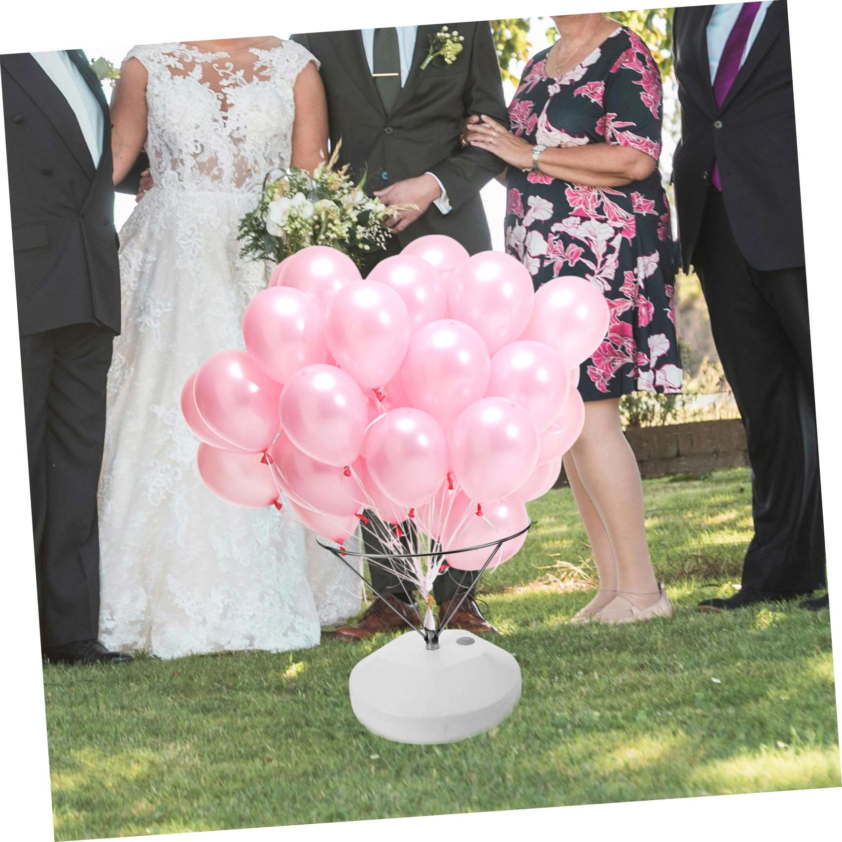1 Satz Ballonständer mit Stabiler Basis Wiederverwendbarer Halter für Luftballons Windfestes Design für Hochzeiten und Partys für Kreative Dekorationen