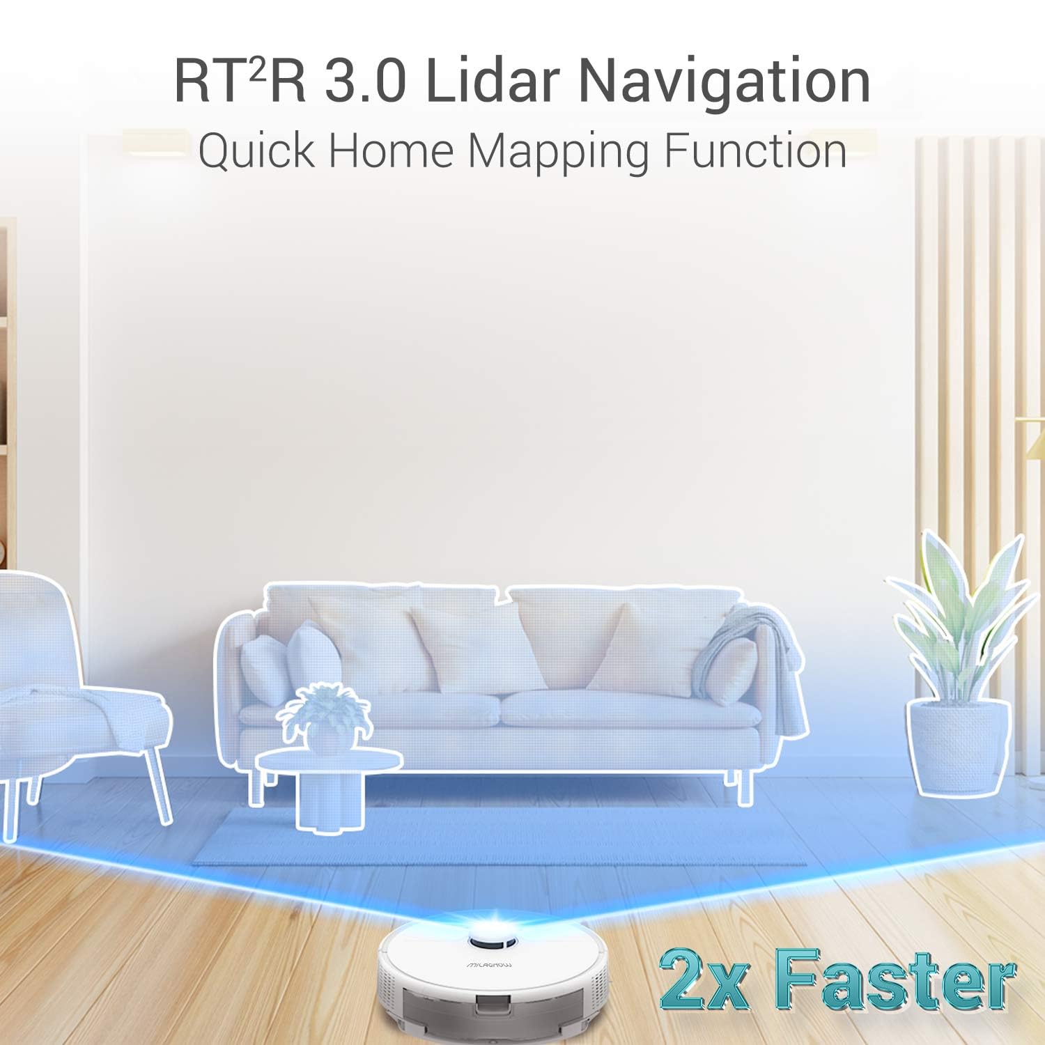 MILAGROW iMap 15 AI Plus with RT2R 3.0 Lidar Navigation