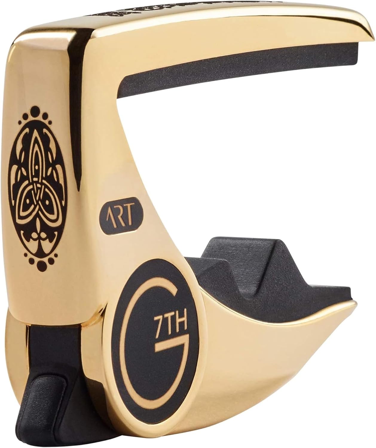 G7th Performance 3 6 String Celtic Gold Guitar Capo - Groundbreaking Tension Control & Adaptive Radius Technology - The Perfect Capo for Acoustic and Electric Guitar - UK Designed