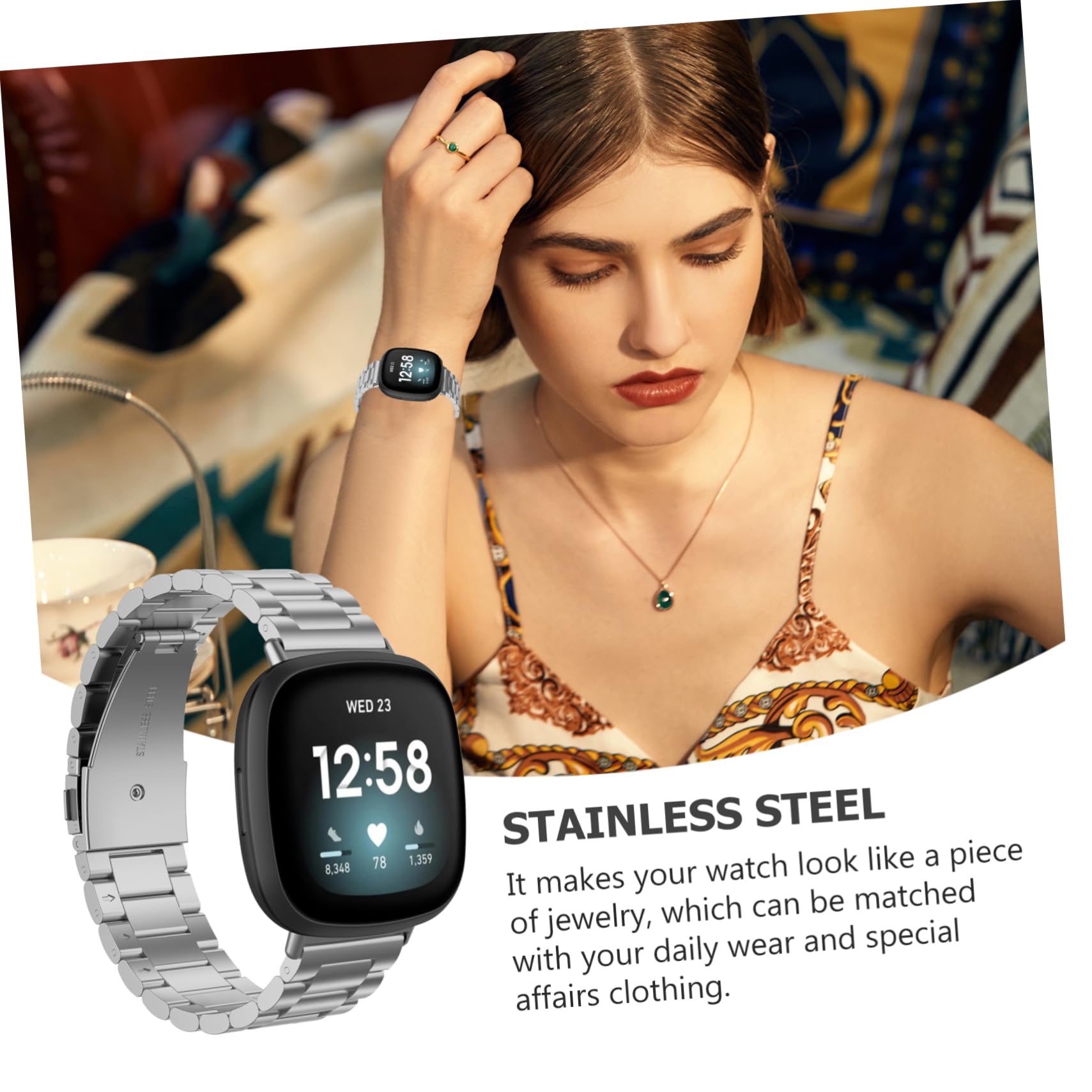 Hemobllo 2 Pièces Bracelet Montre Bande Bande Hommes De Montre Numérique Numérique s Mode Bracelets Pour Femmes Mode s Pour Femmes e Métallique Pour De Bracelet