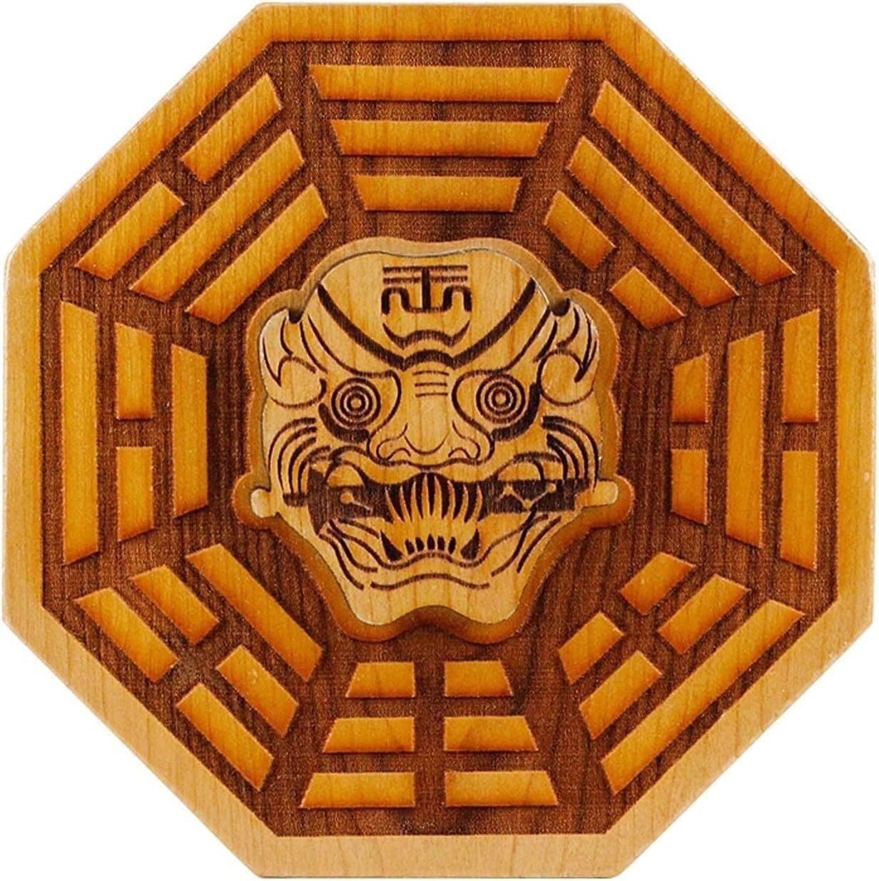 YATUOPNG Bagua Mirror Tiger Head Lucky Chinese FengShui Protection Craft Art Taoism Decoration Feng Shui Mirrors
