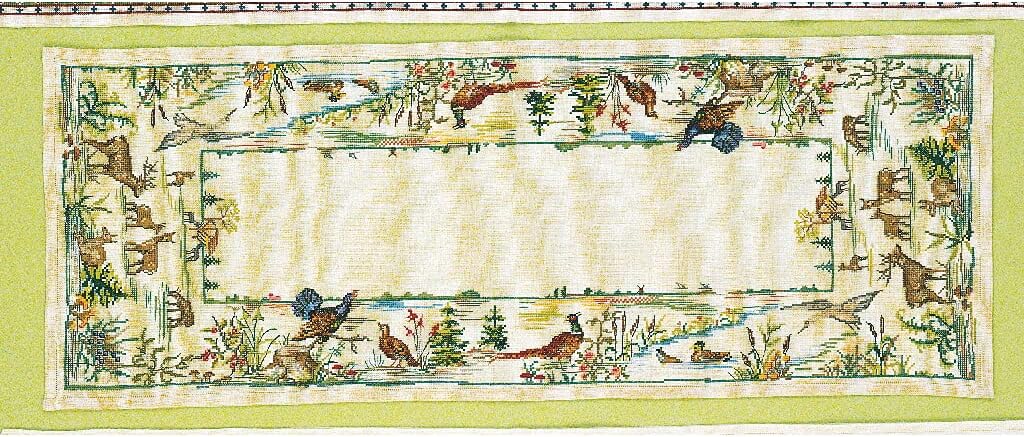 Eva Rosenstand Wildlife Table Runner Cross Stitch Kit